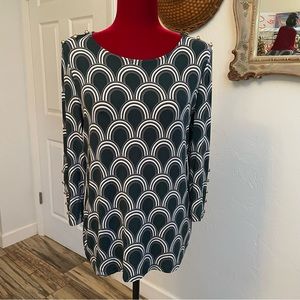 Travelers Chicos Top Forest Green Fabulous! Size Small